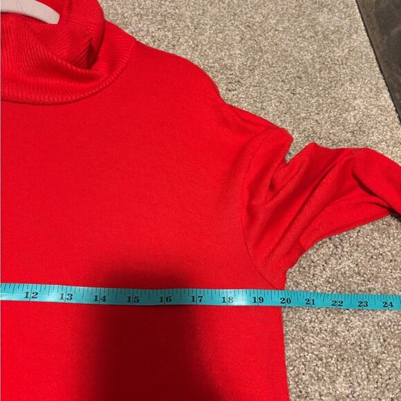 Gap Classic Red Comfy Cowl Neck Lightweight Sweater Small - Picture 9 of 10